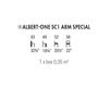 Scheme Armchair Accento 2019 ALBERT ONE SC 10 ARM SPECIAL