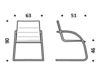 Scheme Armchair ICF Office 2015 1944059 98A Contemporary / Modern