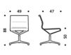 Scheme Chair 3684203 509 white Scheme Chair ICF Office 2015 3684203 509 Contemporary / Modern