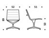 Scheme Chair 1943053 30L brown Scheme Chair ICF Office 2015 1943053 30L Contemporary / Modern
