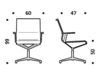 Scheme Armchair ICF Office 2015 3694713 F26 Contemporary / Modern