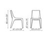 Scheme Chair Tip Toe Bonaldo 2015 SB 54 Contemporary / Modern