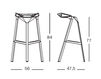 Scheme Bar stool Magis Spa 2015 SD492 Contemporary / Modern