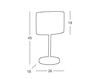 Scheme Table lamp Hilton Sand Kolarz Austrolux  1264.70.6 Contemporary / Modern