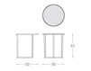 Scheme Side table Montbel 2016 902TD Contemporary / Modern
