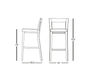 Scheme Bar stool Montbel 2016 00992 Contemporary / Modern