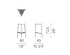 Scheme Bar stool Cappellini 2016 AL_2 Contemporary / Modern