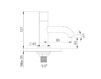 Scheme Wash basin mixer Flamant RVB 4080.11.44-CO Contemporary / Modern