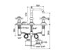 Scheme Wash basin mixer Flamant RVB 1920.11.45 Contemporary / Modern