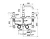 Scheme Wash basin mixer Flamant RVB 1935.11.45 Contemporary / Modern