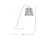 Scheme Table lamp Tom Rossau 2017 PENCIL LAMP HIGH TABLE Contemporary / Modern