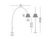 Scheme Floor lamp Lady Costanza Luceplan by gruppo Calligaris Classico 1D13GED00020 Contemporary / Modern