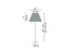 Scheme Table lamp COSTANZA Luceplan by gruppo Calligaris Classico 1D13N=010020 Contemporary / Modern