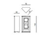 Scheme Glass case COLUMBA Tonin Casa Arc En Ciel 1270 Classical / Historical 