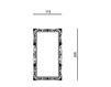 Scheme Floor mirror AGRIP Tonin Casa Arc En Ciel 4965 Classical / Historical 