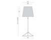 Scheme Floor lamp Grupo B.Lux Deco ADOLIGHT 2 natural white FLOOR LAMPS Contemporary / Modern