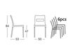 Scheme Chair Scab Design / Scab Giardino S.p.a. Marzo 2816 FS 81 Contemporary / Modern