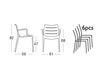 Scheme Armchair SUNSET Scab Design / Scab Giardino S.p.a. Marzo 2329 62 Contemporary / Modern