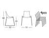 Scheme Chair Scab Design / Scab Giardino S.p.a. Novita Comfort 2274 183 Contemporary / Modern