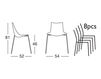 Scheme Chair ZEBRA TECHNOPOLYMER Scab Design / Scab Giardino S.p.a. Marzo 2615 11 Contemporary / Modern