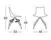 Scheme Chair Scab Design / Scab Giardino S.p.a. Marzo 2611 211 Contemporary / Modern