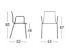 Scheme Armchair ALICE Scab Design / Scab Giardino S.p.a. Marzo 2676 15 Contemporary / Modern