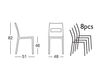 Scheme Chair Scab Design / Scab Giardino S.p.a. Novita Comfort 2275 60 Contemporary / Modern