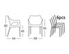 Scheme Armchair Scab Design / Scab Giardino S.p.a. Novita Comfort 2119 Contemporary / Modern