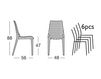 Scheme Chair Scab Design / Scab Giardino S.p.a. Marzo 2323 70 Contemporary / Modern