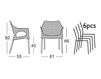 Scheme Armchair Scab Design / Scab Giardino S.p.a. Novita Comfort 2277 AV 70 Contemporary / Modern