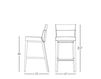 Scheme Bar stool Montbel 2014 logica 00988 2 Contemporary / Modern