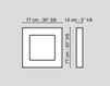 Scheme Wall light ARRAS VGnewtrend Lighting 7511452.98 Oriental / Japanese / Chinese