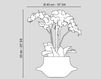 Scheme Vase Phalenopsis VGnewtrend Home Decor 1141375.95 Contemporary / Modern
