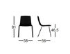 Scheme Chair Ics Capdell 2010 505MT4 Contemporary / Modern