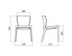 Scheme Chair Infiniti Design Indoor BI UPHOLSTERED SEAT PANEL 2 Contemporary / Modern