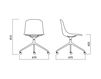 Scheme Chair Infiniti Design Indoor PURE LOOP 3D WOOD SWIVEL WITH CASTORS Contemporary / Modern
