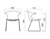 Scheme Armchair Infiniti Design Indoor LOOP 3D VINTERIO SLEDGE Contemporary / Modern
