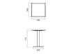 Scheme Table Infiniti Design Indoor PLANO 1 Contemporary / Modern