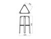 Scheme Bar stool Infiniti Design Indoor PICAPAU BAR STOOL 1 Contemporary / Modern
