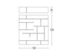 Scheme Shelf Maze Pacini & Cappellini Made In Italy 5543 Maze Contemporary / Modern