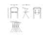 Scheme Armchair CHAIR B B.D (Barcelona Design) CHAIRS AND STOOLS CHAIR B 1 Loft / Fusion / Vintage / Retro